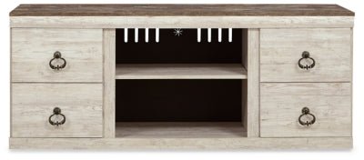 Willowton 60" TV Stand - Light Brown TV Stand modern furniture Contempo Furniture