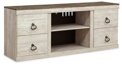 Willowton 60" TV Stand - Light Brown | Ashley Furniture