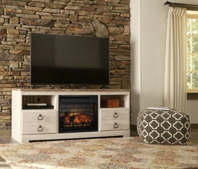 Willowton 64" TV Stand - Beige TV Stand modern furniture Contempo Furniture
