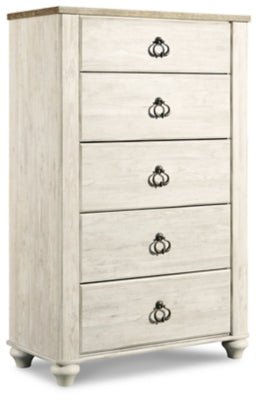 Willowton Chest of Drawers - Beige Accent Chest modern furniture Contempo Furniture
