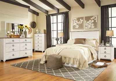Willowton Chest of Drawers - Beige Accent Chest modern furniture Contempo Furniture
