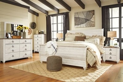 Willowton Chest of Drawers - Beige Accent Chest modern furniture Contempo Furniture