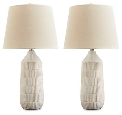 Willport Table Lamp (Set of 2) - Beige | Ashley Furniture