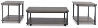 Wilmaden Table (Set of 3) - Dark Gray Table Set modern furniture Contempo Furniture
