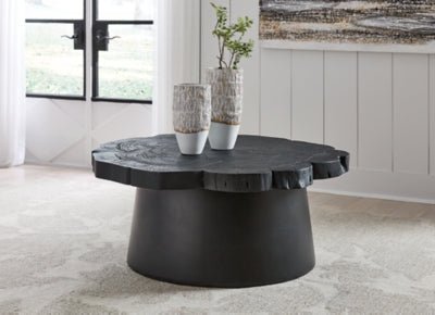 Wimbell Coffee Table - Black Coffee Table modern furniture Contempo Furniture