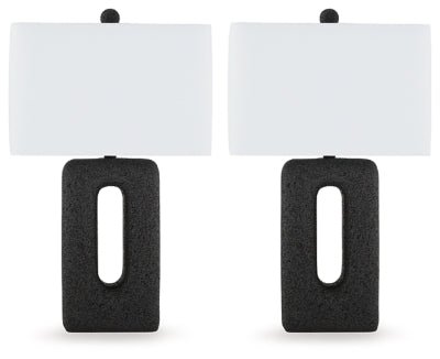 Wimmings Table Lamp (Set of 2) - Black | Ashley Furniture