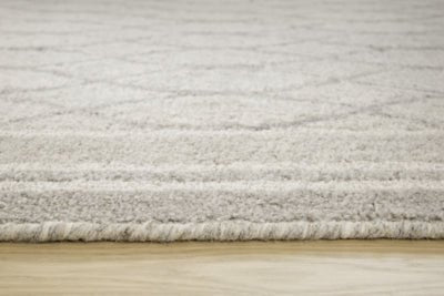 Wimney Extra Large Rug - Gray Area Rug modern furniture Contempo Furniture