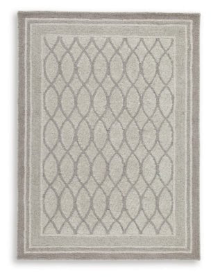 Wimney Medium Rug - Gray Area Rug modern furniture Contempo Furniture