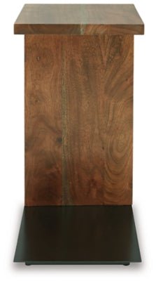 Wimshaw Accent Table - Dark Brown Accent Table modern furniture Contempo Furniture