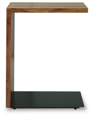 Wimshaw Accent Table - Dark Brown Accent Table modern furniture Contempo Furniture