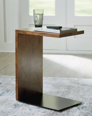 Wimshaw Accent Table - Dark Brown Accent Table modern furniture Contempo Furniture
