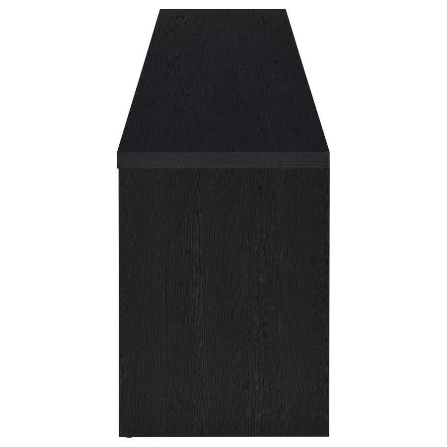 Winfield - 3 Piece Entertainment Center With TV Stand - Black Entertainment Centers modern furniture Contempo Furniture