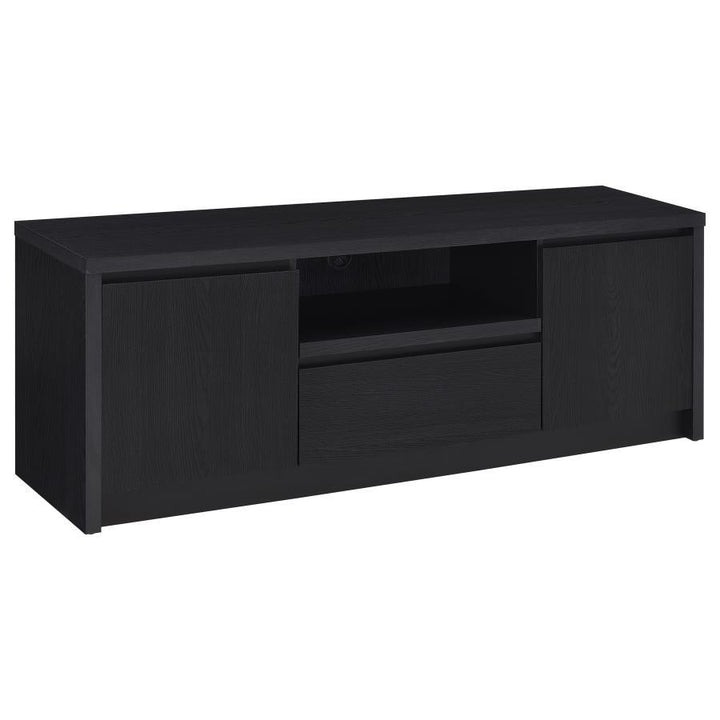 Winfield - 3 Piece Entertainment Center With TV Stand - Black Entertainment Centers modern furniture Contempo Furniture