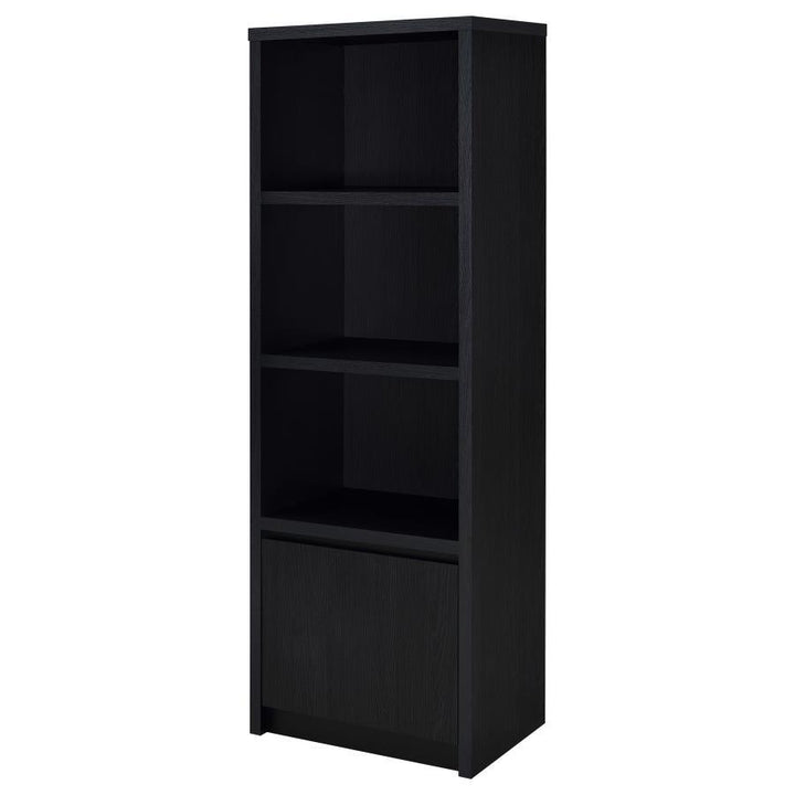 Winfield - 3 - Sheld Media Tower Entertainment Pier - Black Piers modern furniture Contempo Furniture