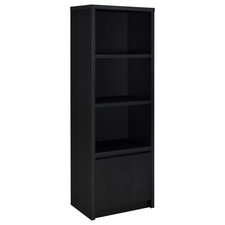 Winfield - 3 - Sheld Media Tower Entertainment Pier - Black Piers modern furniture Contempo Furniture