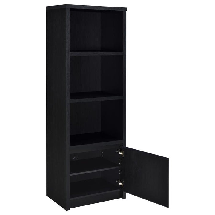 Winfield - 3 - Sheld Media Tower Entertainment Pier - Black Piers modern furniture Contempo Furniture