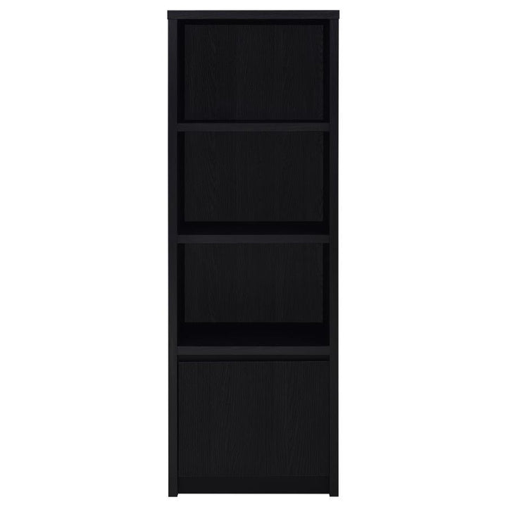 Winfield - 3 - Sheld Media Tower Entertainment Pier - Black Piers modern furniture Contempo Furniture