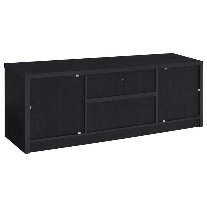 Winfield - 60" 2 - Door TV Stand Media Console - Black TV Stand modern furniture Contempo Furniture