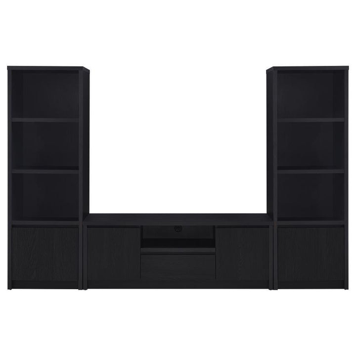 Winfield - 60" 2 - Door TV Stand Media Console - Black TV Stand modern furniture Contempo Furniture