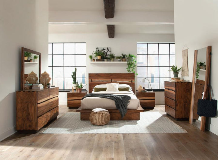 Winslow - 2 - Drawer Nightstand - Smokey Walnut Accent Nightstand modern furniture Contempo Furniture
