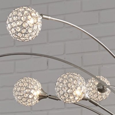 Winter Arc Lamp - Pearl Silver Floor Lamp modern furniture Contempo Furniture