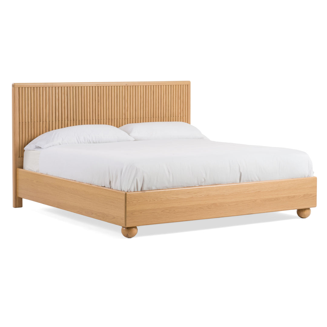 Winters  Modern Natural Oak Bed