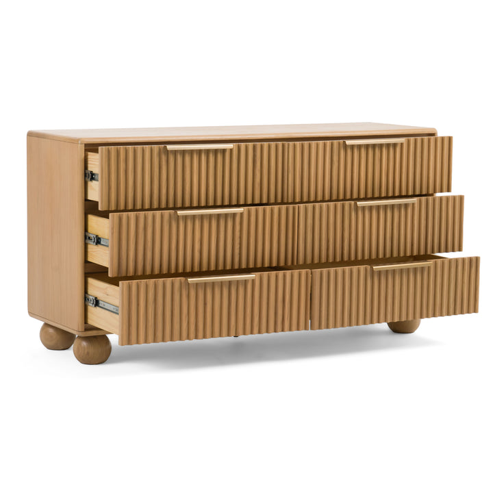 Winters - Modern Natural Oak Dresser - View 6