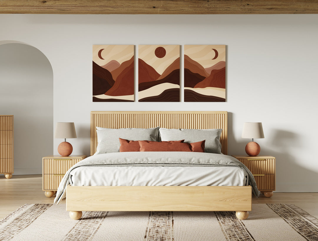 Winters - Modern Natural Oak Bed