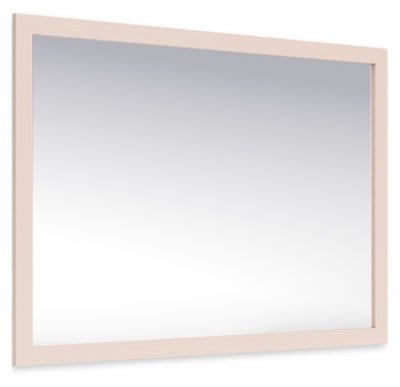 Wistenpine Bedroom Mirror - Pink Mirror modern furniture Contempo Furniture