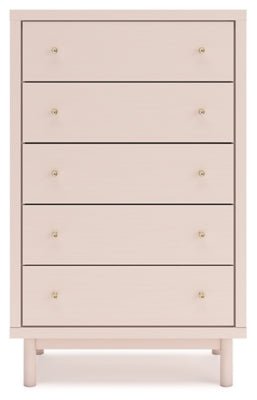 Wistenpine Chest of Drawers - Pink Accent Chest modern furniture Contempo Furniture