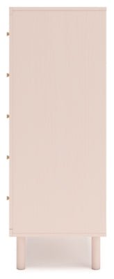 Wistenpine Chest of Drawers - Pink Accent Chest modern furniture Contempo Furniture
