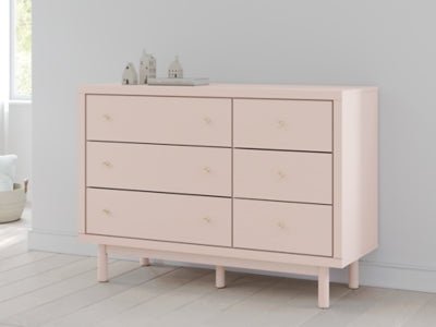 Wistenpine Dresser - Pink Dresser modern furniture Contempo Furniture