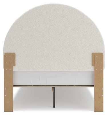 Wistenpine Full Upholstered Panel Bed - Pink Upholstered Bed modern furniture Contempo Furniture