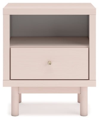 Wistenpine Nightstand - Pink Nightstand modern furniture Contempo Furniture