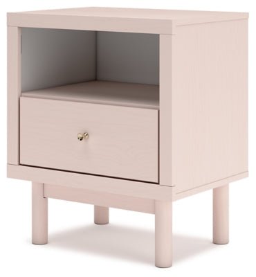 Wistenpine Nightstand - Pink Nightstand modern furniture Contempo Furniture