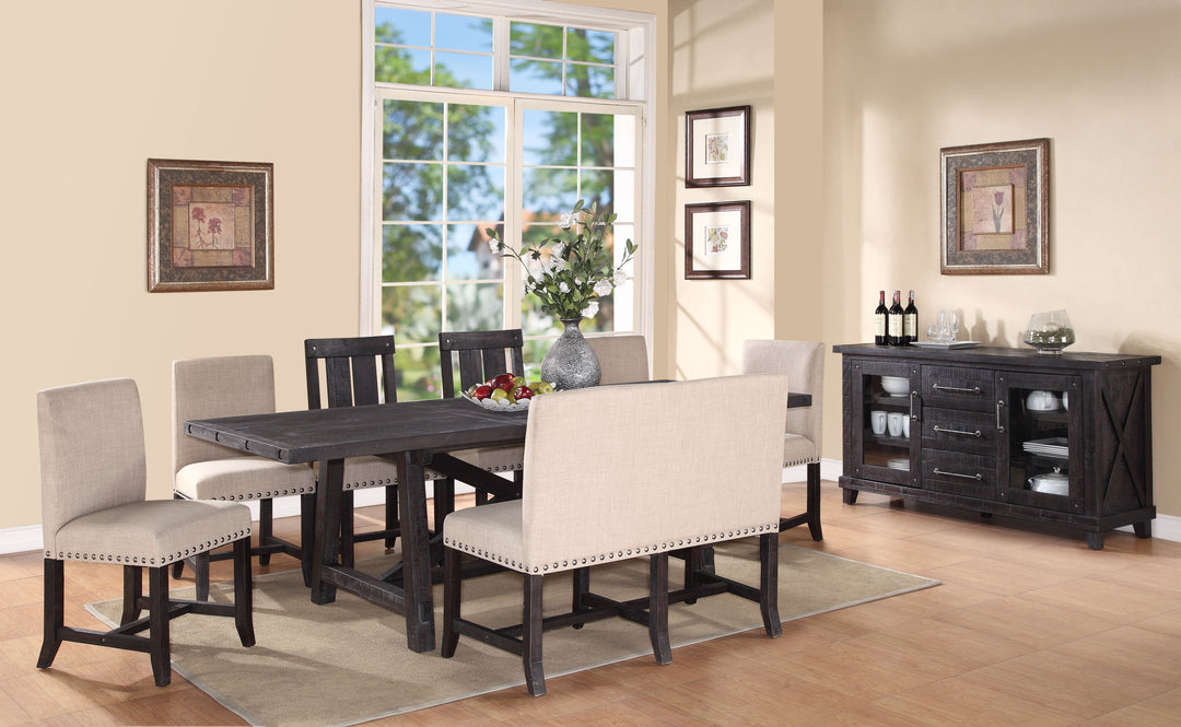 Modus Furniture 7Yc961 Yosemite Solid Wood Rectangular Extension Table