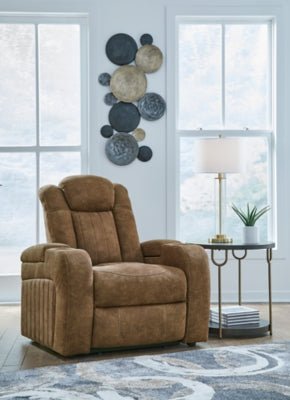Wolfridge Power Recliner - Dark Brown Reclining Chair modern furniture Contempo Furniture