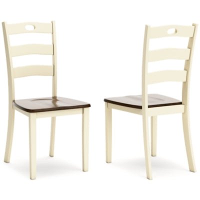 Woodanville Dining Chair - Light Brown Chair Set modern furniture Contempo Furniture