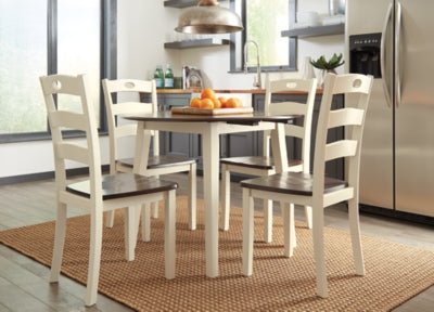 Woodanville Dining Drop Leaf Table - Light Brown Dining Table modern furniture Contempo Furniture