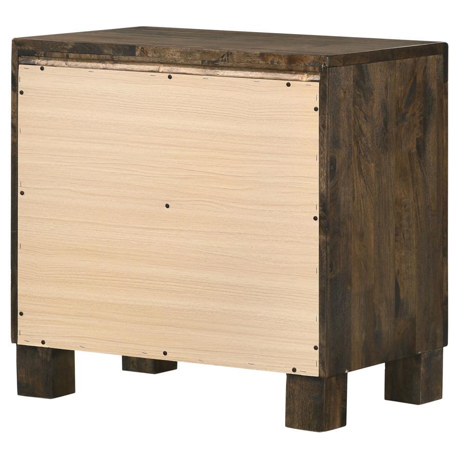 Woodmont - 2 - Drawer Nightstand - Rustic Golden Brown Accent Nightstand modern furniture Contempo Furniture