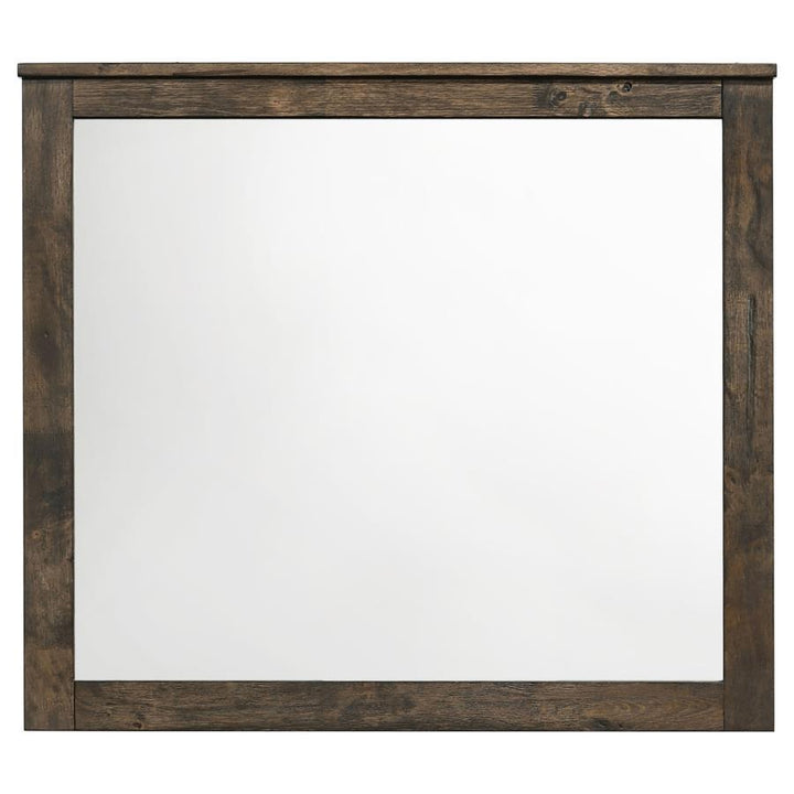 Woodmont - Dresser Mirror - Rustic Golden Brown Mirror modern furniture Contempo Furniture