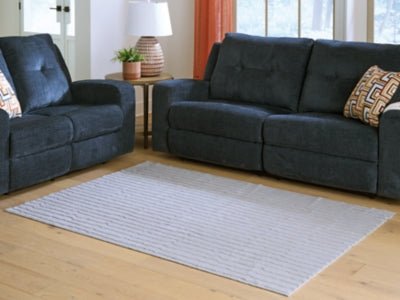 Worthley Washable 5' x 7' Area Rug - Gray Washable Rug modern furniture Contempo Furniture
