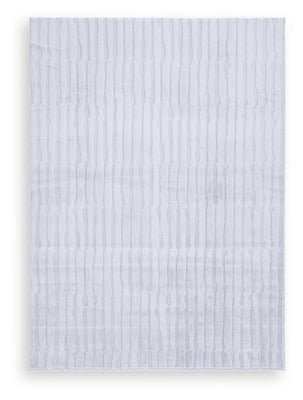 Worthley Washable 5' x 7' Area Rug - Gray Washable Rug modern furniture Contempo Furniture