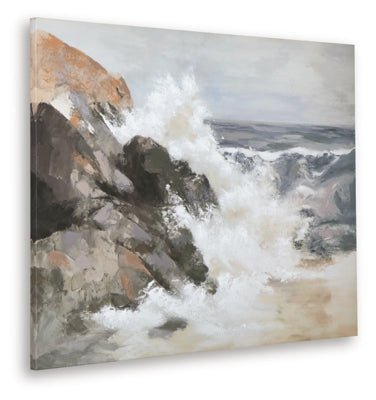 Worthner Wall Art - Gray Canvas Art modern furniture Contempo Furniture