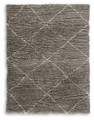 Wrenlow 8' x 10' Rug - Dark Gray Area Rug modern furniture Contempo Furniture