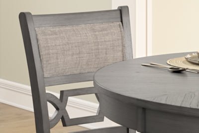 Wrenning Counter Height Dining Table and 4 Barstools (Set of 5) - Gray 5 Piece Dining Room Set modern furniture Contempo Furniture