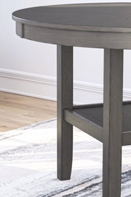 Wrenning Dining Table and 4 Chairs (Set of 5) - Gray 5 Piece Dining Room Set modern furniture Contempo Furniture