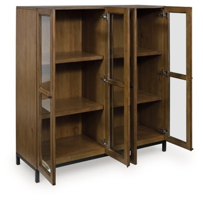 Wrenridge Accent Cabinet - Dark Brown Accent Cabinet modern furniture Contempo Furniture