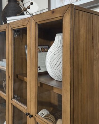 Wrenridge Accent Cabinet - Dark Brown Accent Cabinet modern furniture Contempo Furniture