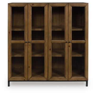 Wrenridge Accent Cabinet - Dark Brown Accent Cabinet modern furniture Contempo Furniture